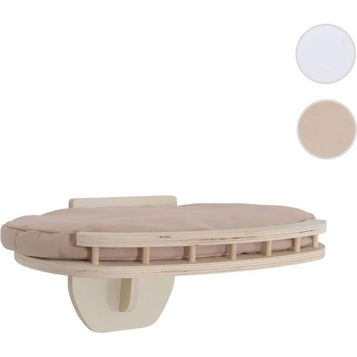 MCW Katzen-Wandregal MCW-Q55, Weiches Kissen, platzsparende Wandmontage, robuste Konstruktion – Bild 3