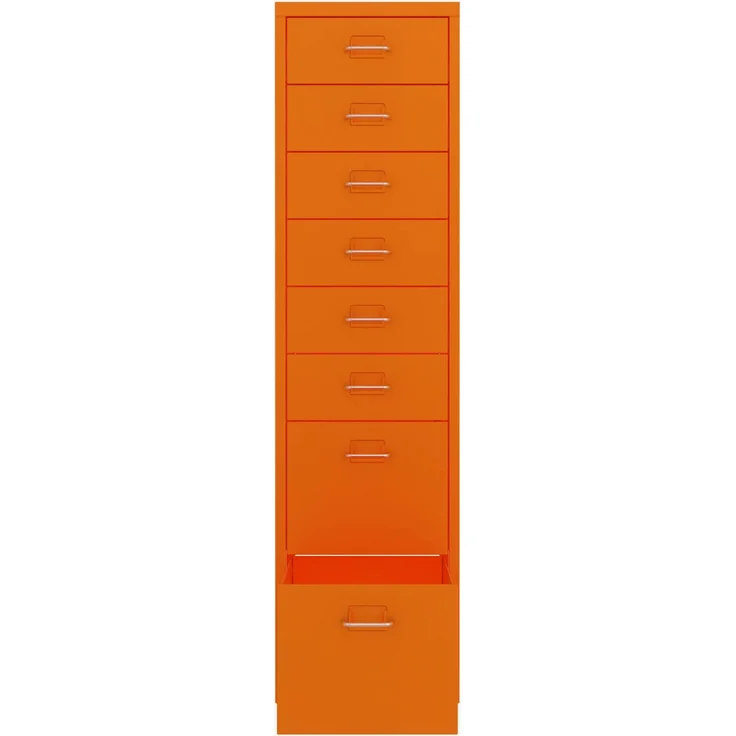 Rollcontainer Kökar mit 8 Schubladen 109x28x41 cm Orange [en. casa] – Bild 6