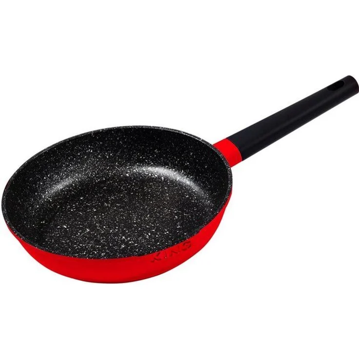 KING Bratpfanne Shine Red, Aluminiumguss (1-tlg), Induktion – Bild 2