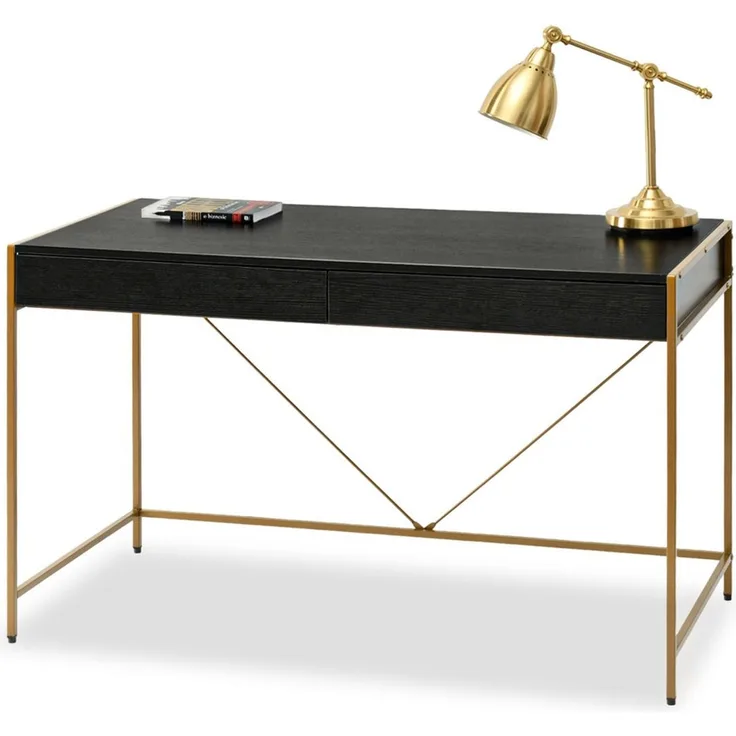 Compleo Schreibtisch mit 2 Schubladen, Breite: 123 cm, Modern design