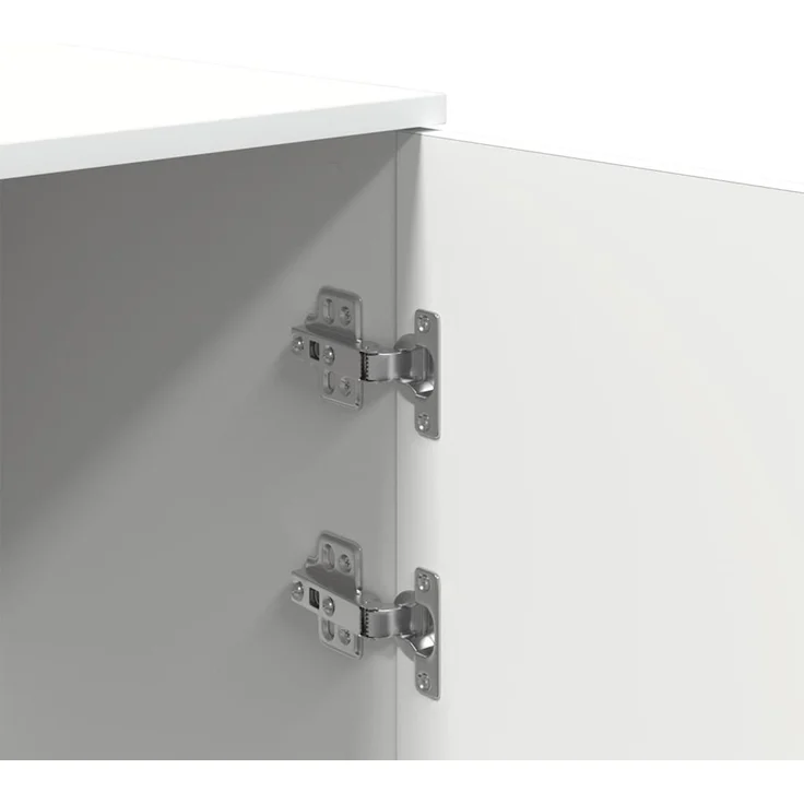 vidaXL Lagerschrank Weiß 50x45x103,5 cm Holzwerkstoff 859042 – Bild 9