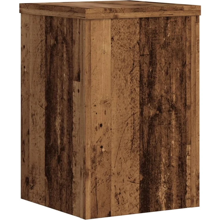 vidaXL Pflanzenständer 2 Stk. Altholz-Optik 25x25x35 cm Holzwerkstoff 852913 – Bild 5