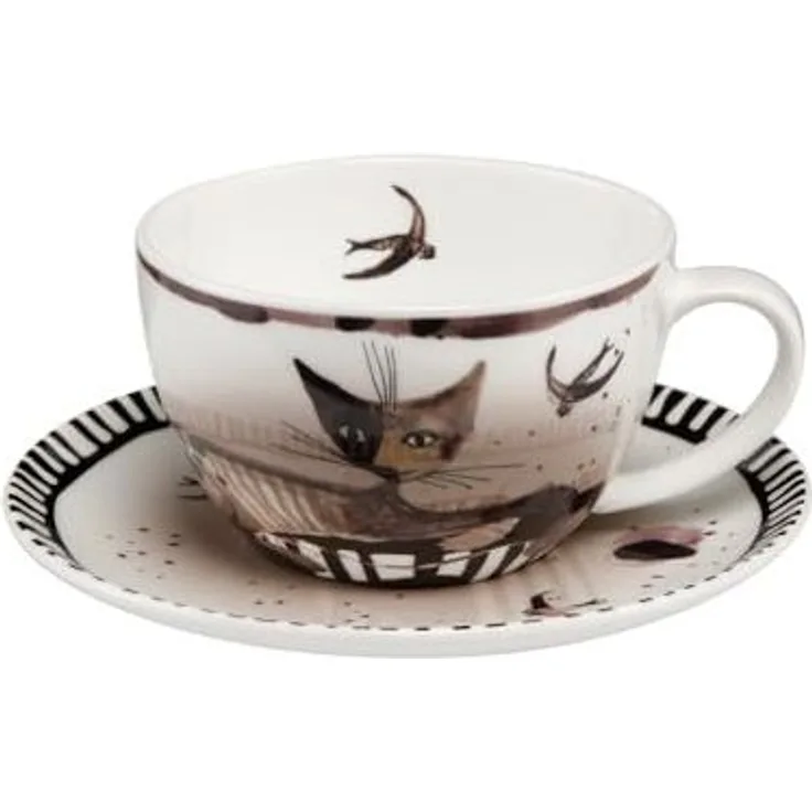 Goebel Elsa - Tee-/Cappuccinotasse Rosina Wachtmeister Wohnaccessoires Bunt Fine Bone China 66860411