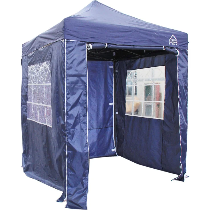 All Seasons Gazebos Pavillon, 2x2 m, Marineblau