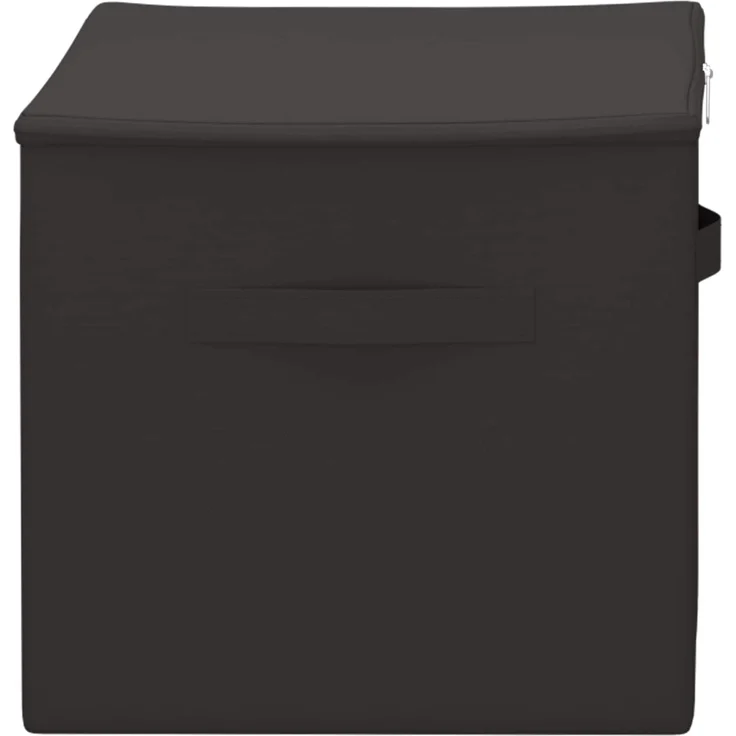 vidaXL Aufbewahrungsbox Vliesstoff 55 x 35 x 32 cm 61,6 L Anthrazit 42024582 – Bild 5
