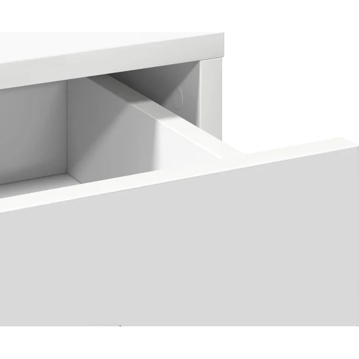 vidaXL Hochboard mit Schubladen Weiß 40 x 41 x 135 cm Holzwerkstoff 865046 – Bild 9