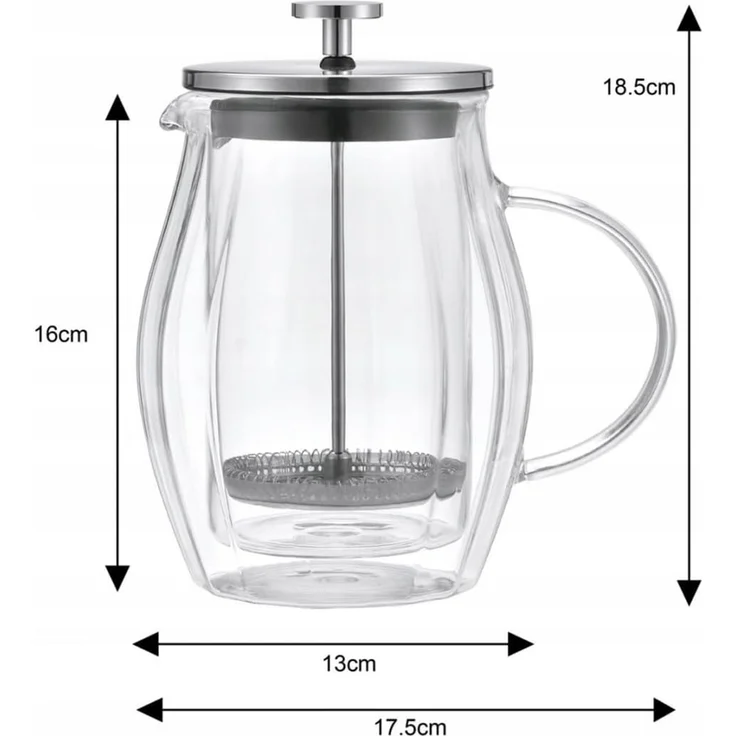 Klausberg Klausberg Kaffee-/Teebereiter 0,60l French Press KB7683 – Bild 6