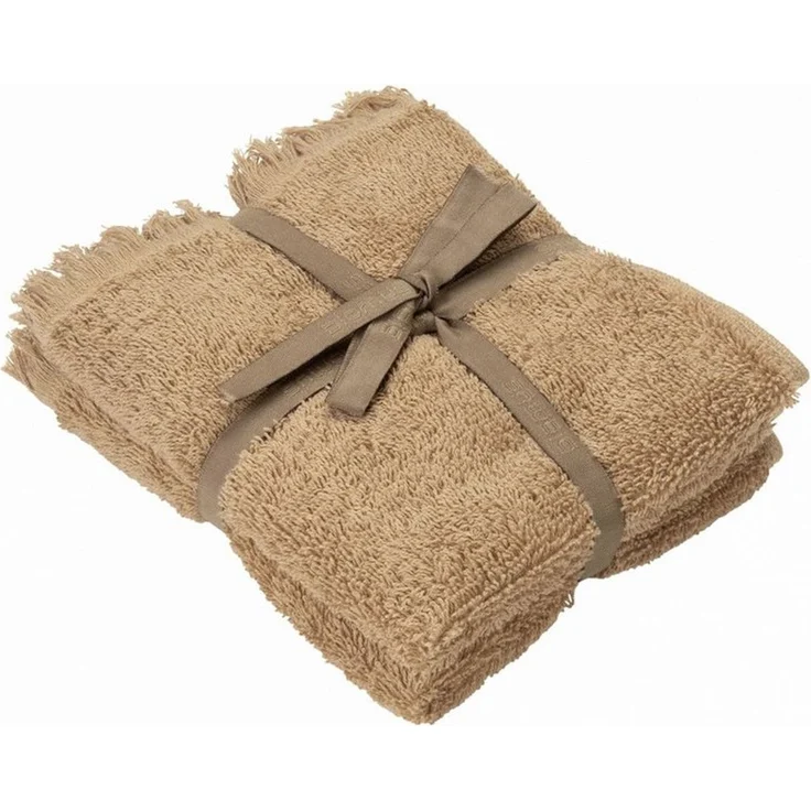 blomus Gästehandtücher -FRINO- 2er Set Luxuriöse Gästehandtücher mit Fransen-Design, (Set, 2-St), Luxuriös, Baumwolle, Fransen-Design, Pflegeleicht, 60 °C waschbar – Bild 1
