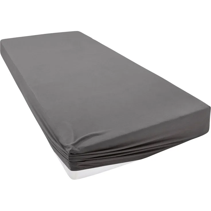 OTTO home Spannbettlaken Cremona, in PREMIUM Qualität aus 96% Baumwolle & 4% Elasthan, Jersey-Elasthan, Gummizug: rundum, (1 Stück), Größe ab 90x200 cm, in 145g/m² sowie 180 g/m² erhältlich