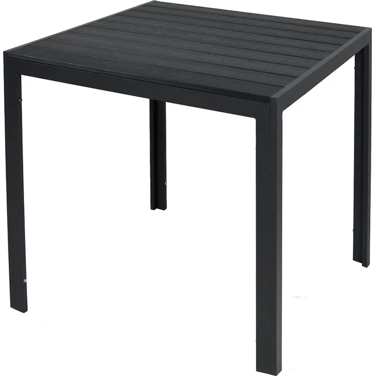 Non-Wood Gartentisch Aluminium 90cm x 90cm x 74cm