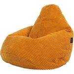 Icon Sitzsack-Sessel Flauschig „Dalton“ für Kinder, Gelb, Cord, Kindersitzsack, Groß, Sitzsack Kinder mit Füllung