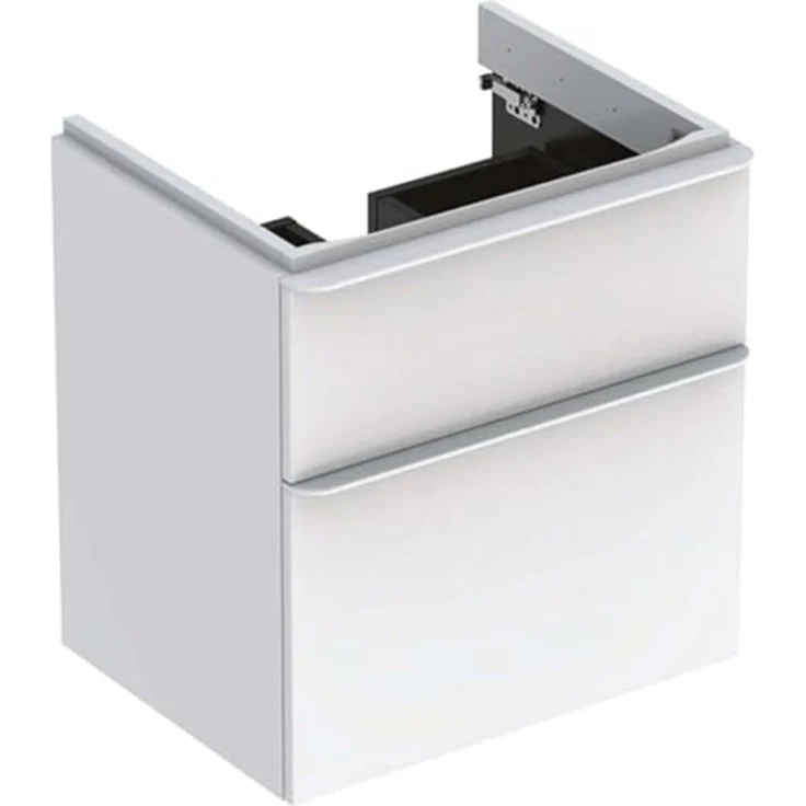 GEBERIT SMYLE SQUARE Waschbeckenunterschrank 58,4 cm breit, Weiß – Bild 1