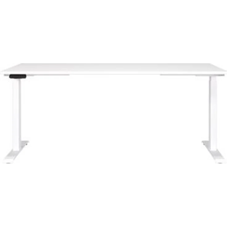 Germania Schreibtisch 7909-84, in Weiß, EL. höhenverstellb, 180 x 120 x 80 cm (BxHxT) – Bild 6