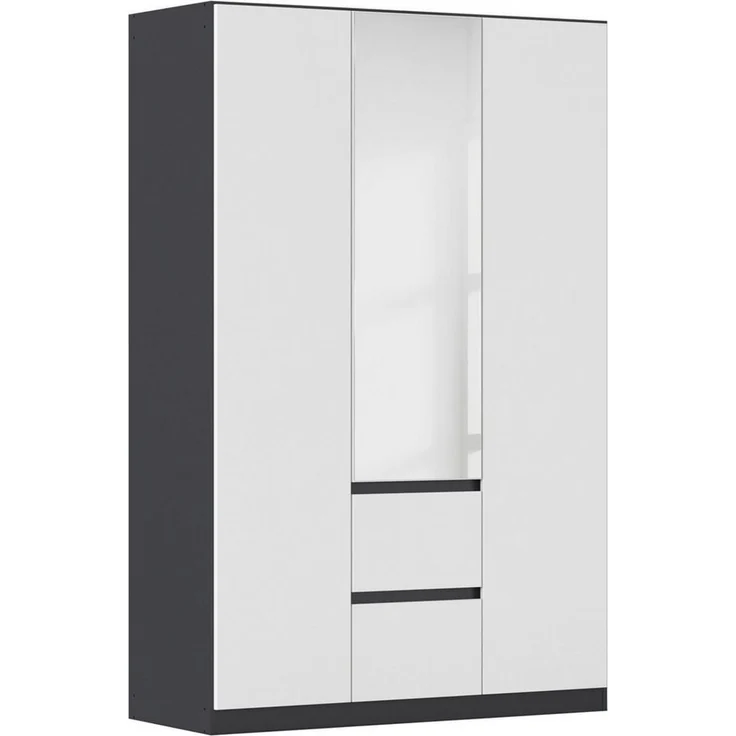 rauch Drehtürenschrank Schrank Garderobe MAINZ Breiten 91/136/181/226/271/315/360, Höhe 210cm (3 verschiedene Ausstattungen BASIC/CLASSIC/PREMIUM (inkl. SOFT-CLOSE) grifflose Front, Außentüren mit Push-to-Open Funktion MADE IN GERMANY – Bild 1