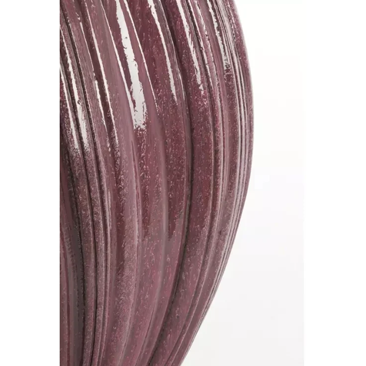 Bodenvase Vase YATUNG von Light & Living Dekovase Ø52x81 cm Aubergine Glänzend – Bild 4
