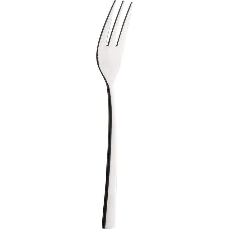 JUSTINUS BESTECKE Kuchengabel Set FUSION 12-teilig Edelstahl silberfarbig