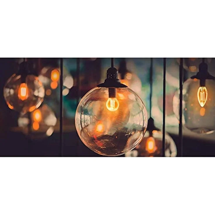 6W E27 Edison LED Vintage Filament Glühbirne Birne Leuchtmittel Retro Nostalgie Beleuchtung A60 2200K Warmweiß – Bild 3