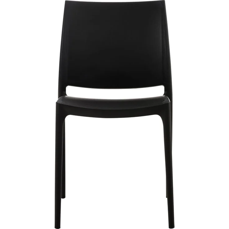 CLP 2er Set Stapelstühle Maya bis zu 130 kg belastbar,schwarz – Bild 4