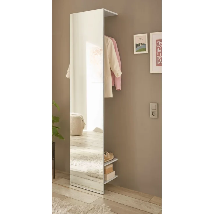 Garderobe Center in weiß 50 x 200 cm – Bild 5