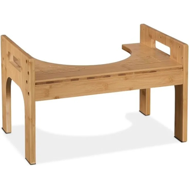 Toilettenhocker aus Bambus 10048534