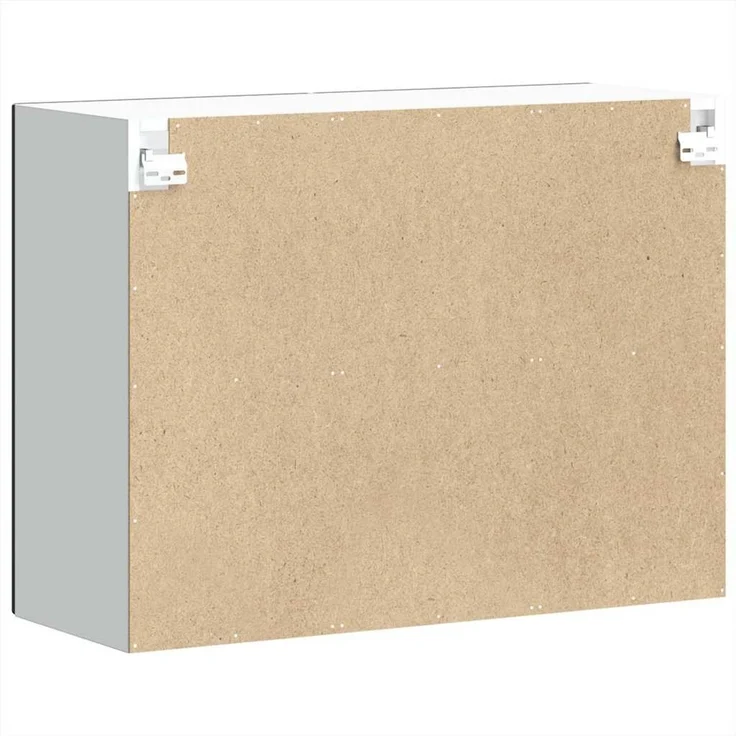 vidaXL Küchen-Hängeschrank mit Glastür Lucca Schwarz Holzwerkstoff 853848 – Bild 8