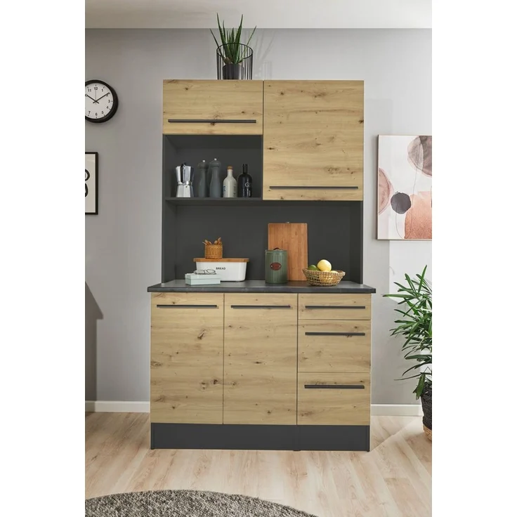 BASIC by Balculina Buffet Jazz (1-St) Breite 120cm, Türen, Schubkästen, offenes Fach – Bild 2