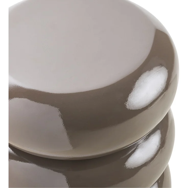 Beistelltisch >Rosolina< in Braun, Fiberglas - 44x35,5cm (HxD) – Bild 3