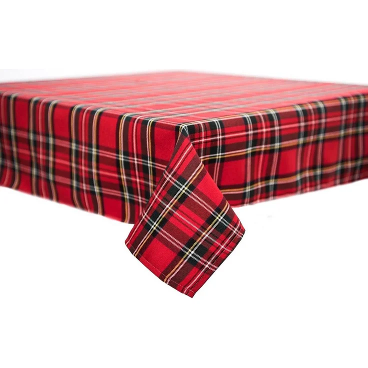 texpot Tischdecke Schottenkaro Tischläufer Tartan Weihnachten Karo (1-tlg) – Bild 1