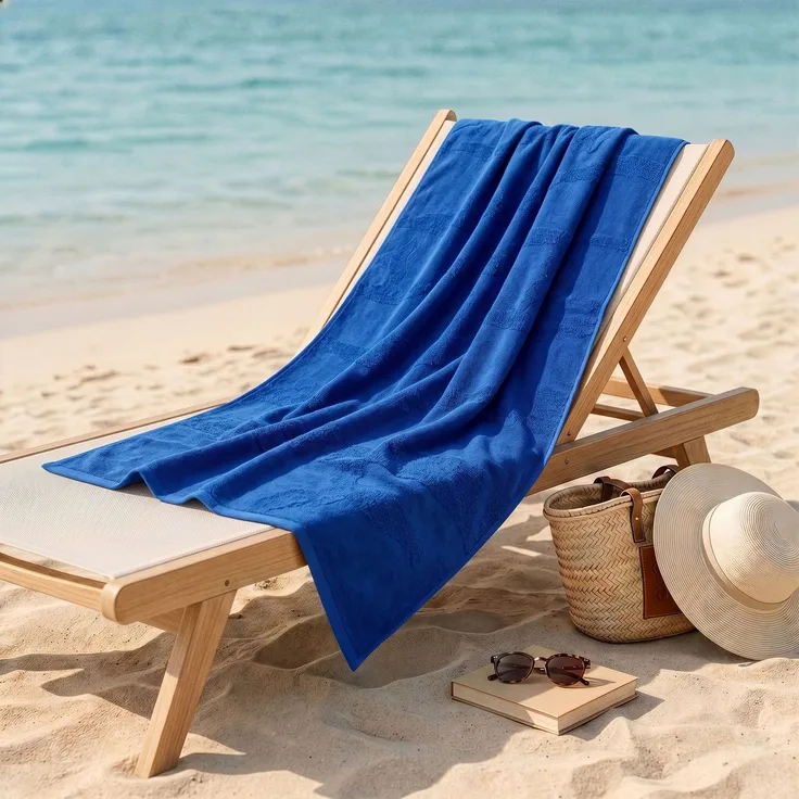 Mijolnir 'Blue' Strandtuchset (2-teilig), Blau, 70 x 135 cm