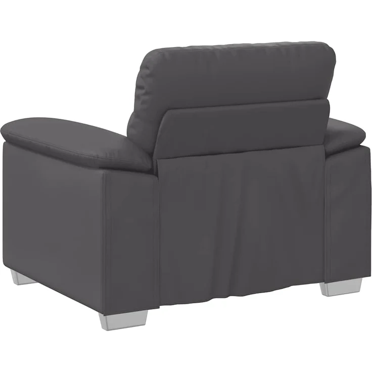 vidaXL Sessel Grau 100x81x84 cm Kunstleder 4105328 – Bild 5