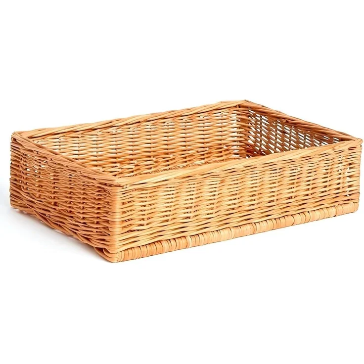 KONZEPT Brotkorb Bäckerkorb handgeflochten Regalkorb, Naturweide, 60х40 / 40х30 – Bild 5
