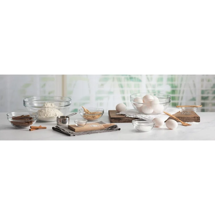 van Well Schale Chefs, 6 Stück, Glas, (Set, 6-tlg), stapelbar, spülmaschinen- und mikrowellengeeignet – Bild 2
