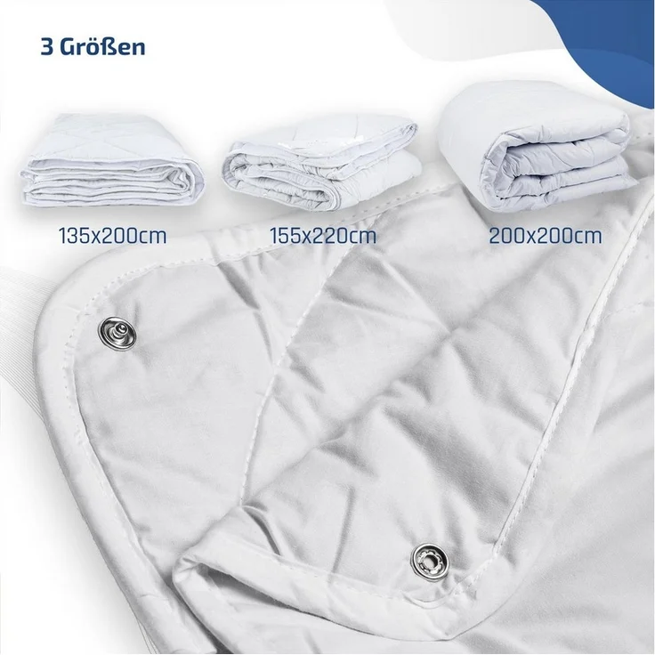 Feluna Naturhaarbettdecke FELUNA Premium Kamelhaardecke – Naturhaardecke Ganzjahresdecke 100%, DUO Bettedeck zum Knüpfen - 100% Kamelhaarflaum – Bild 3
