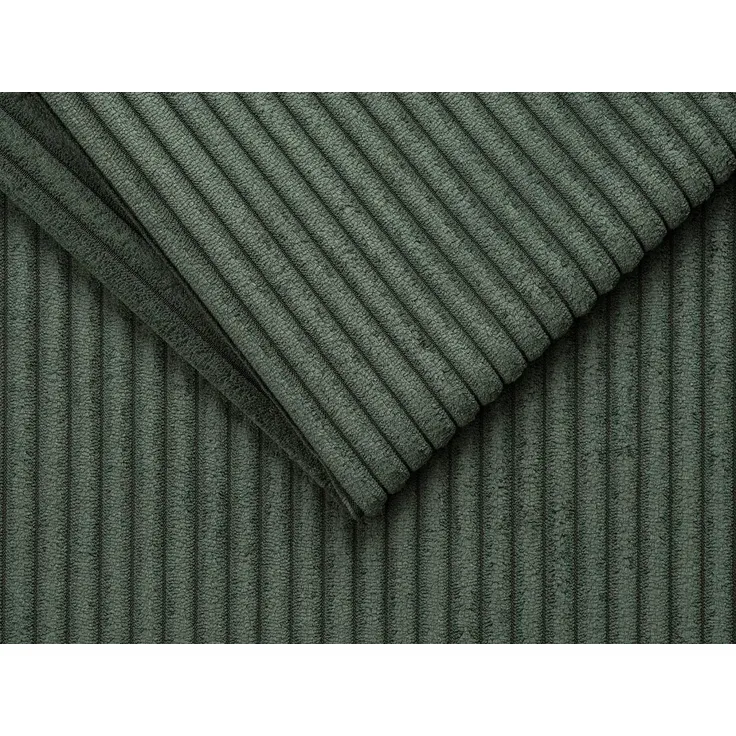 Vente-unique - VIZIR Sofa SamtStoff Grün - B 223 cm94 cm x H 110 cm95 cm x L 216 cm – Bild 4