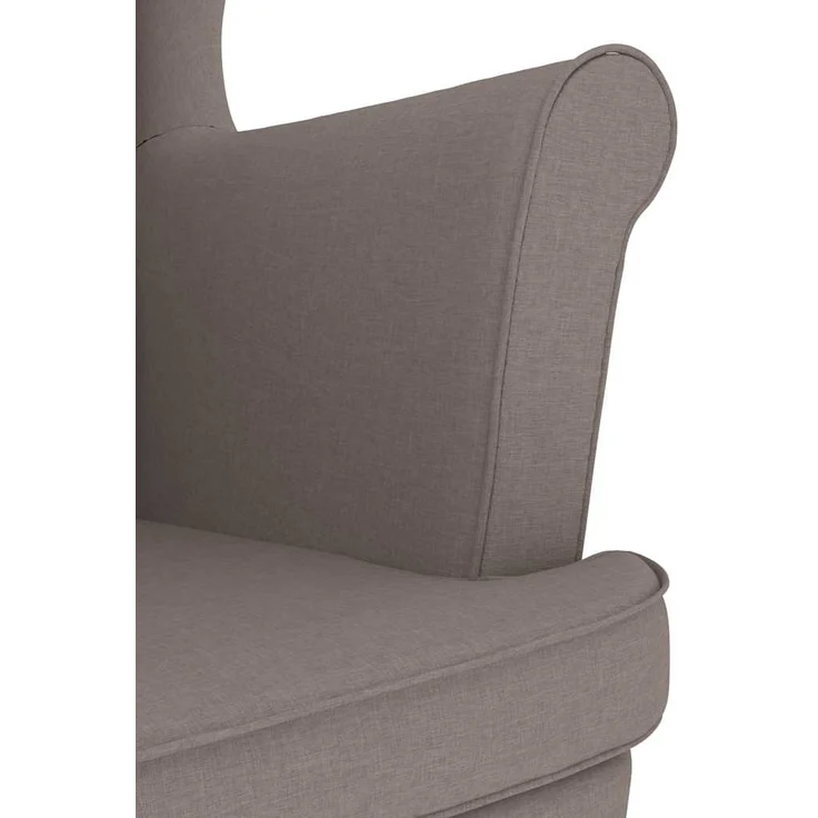 vidaXL Sessel Taupe 74x84x100 cm Stoff 4016901 – Bild 6