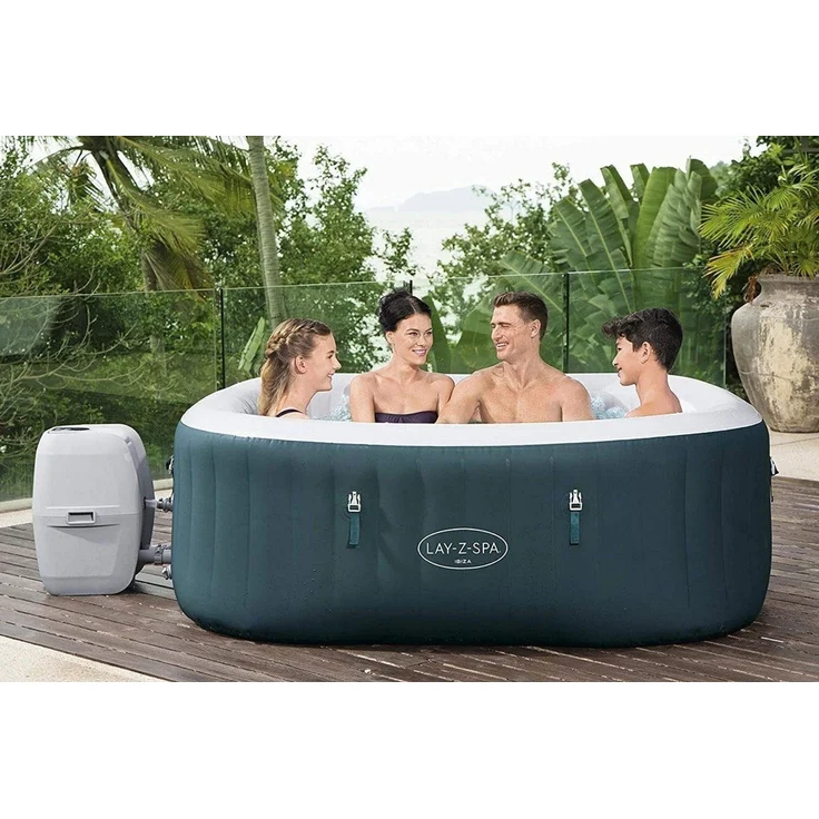 LAY-Z-SPA® Whirlpool Ibiza AirJet™ 180 x 180 x 66 cm, eckig – Bild 2