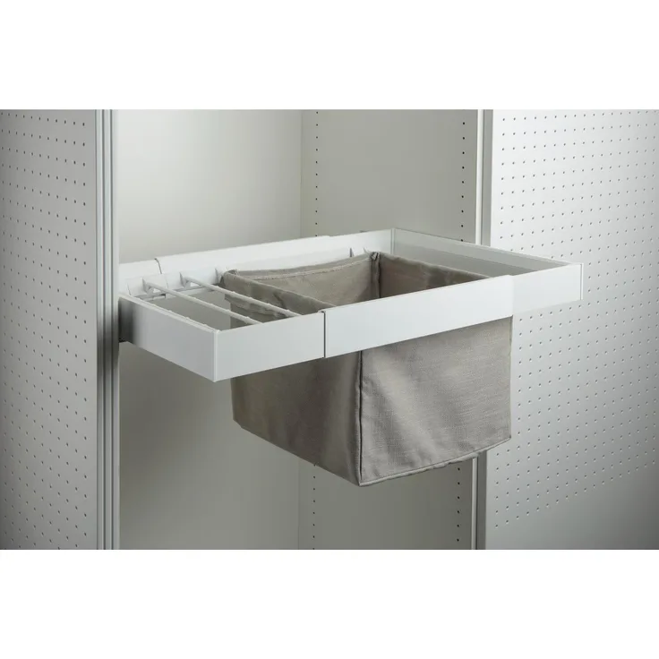 Servetto Papillon, Stoff-Wäschekorb dunkel, erweiterbar, 400 x 340 x 340 mm, Tragkraft 4 kg