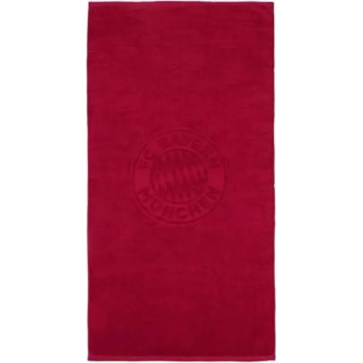 FC Bayern München Badetuch FC Bayern München Duschtuch 180 x 90 cm (Bordeaux), 100% Baumwolle