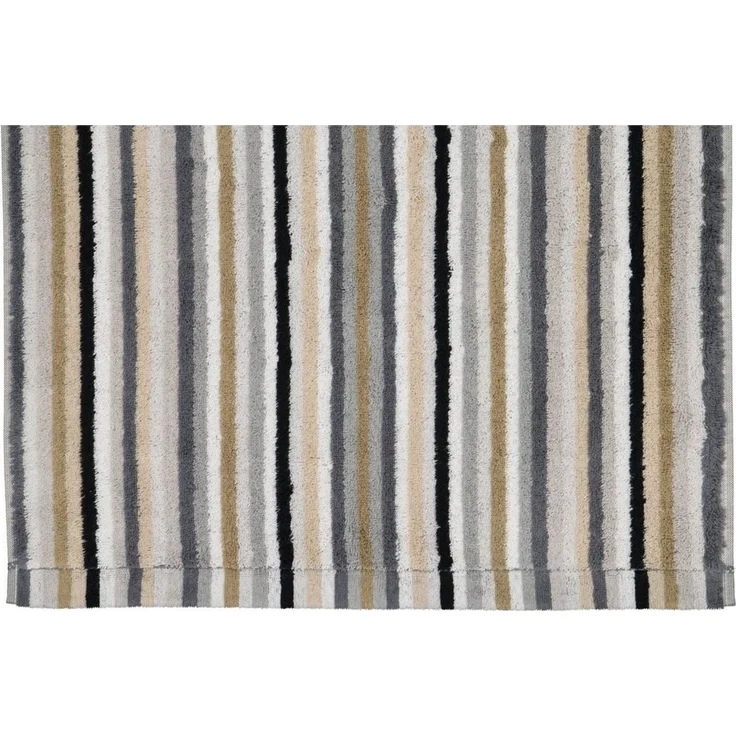 CAWÖ Handtuch - C Life Style Stripes, Walkfrottier Beige 50x100cm – Bild 3