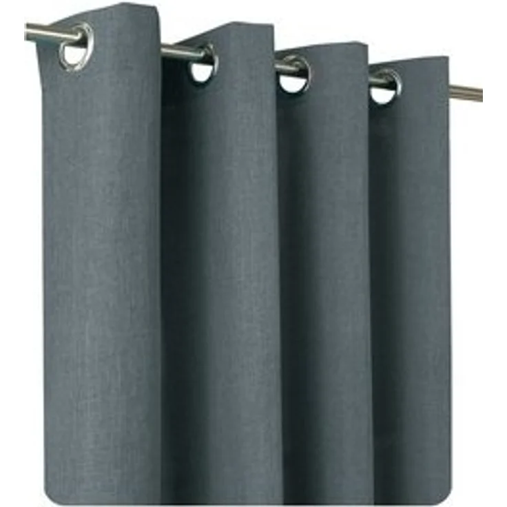 Haus und Deko Gardine Vorhang 140x245 cm Ösen blickdicht Struktur Leinenoptik uni Gardine, Ösen (1 St), blickdicht, Polyester – Bild 6