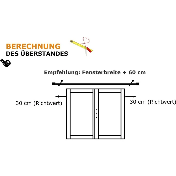iso-design Gardinenstange 28 mm Holz weiß lackiert Endstück Kugel, Ø 28 mm, 1-läufig, Fixmaß, Geschraubt, Holz, Wand- und Deckenmontage möglich – Bild 3
