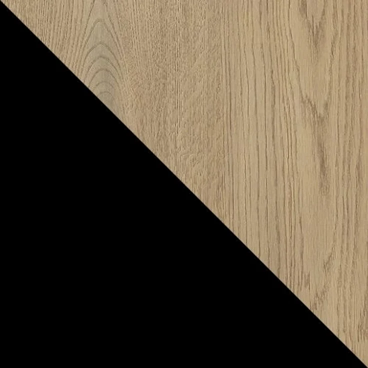 Kommode Zarpant K160 3D (Farbe: Schwarz / Eiche Cremona) – Bild 5