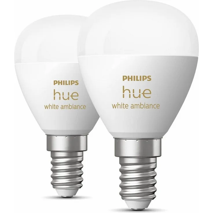 Philips Hue White Amb. E14 Luster Tropfen Doppelpack 2x470lm