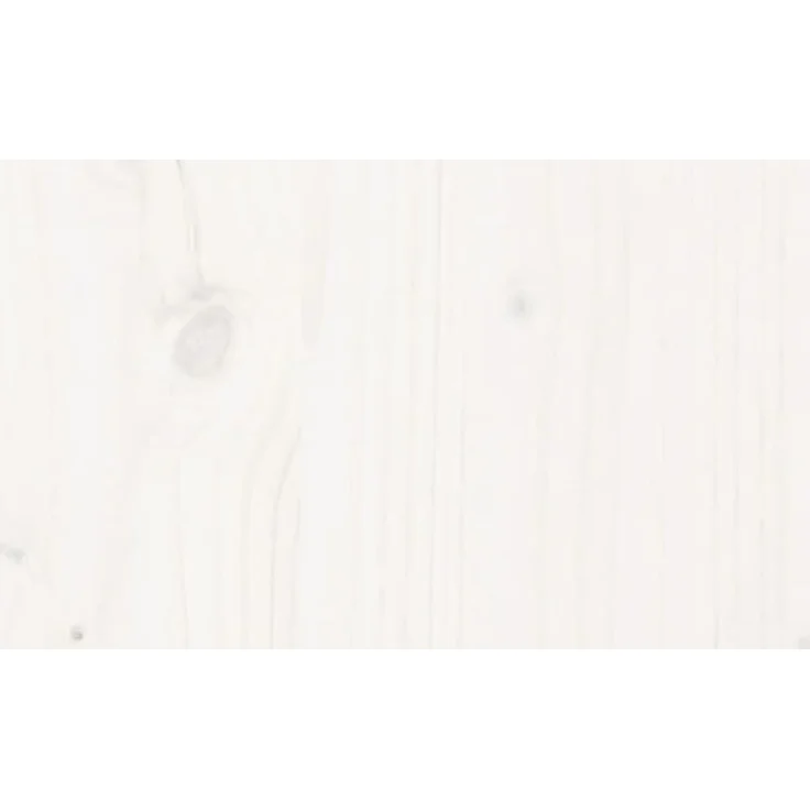 vidaXL Tischplatte Rund Weiß Ø60x3 cm Massivholz Kiefer 833665 – Bild 6