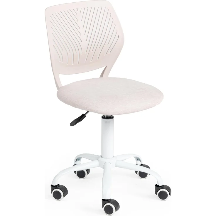 FurnitureR Bunter Schreibtischstuhl, moderner höhenverstellbarer Computerstuhl ohne Armlehnen, ergonomischer Drehstuhl für Kinderzimmer und Home Office – Bild 1