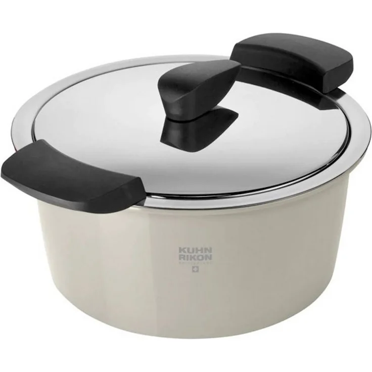 KUHN RIKON Kochtopf Kuhn Rikon HOTPAN Servier Kasserolle 2,0 L/Ø 18 cm - in Sand – Bild 1