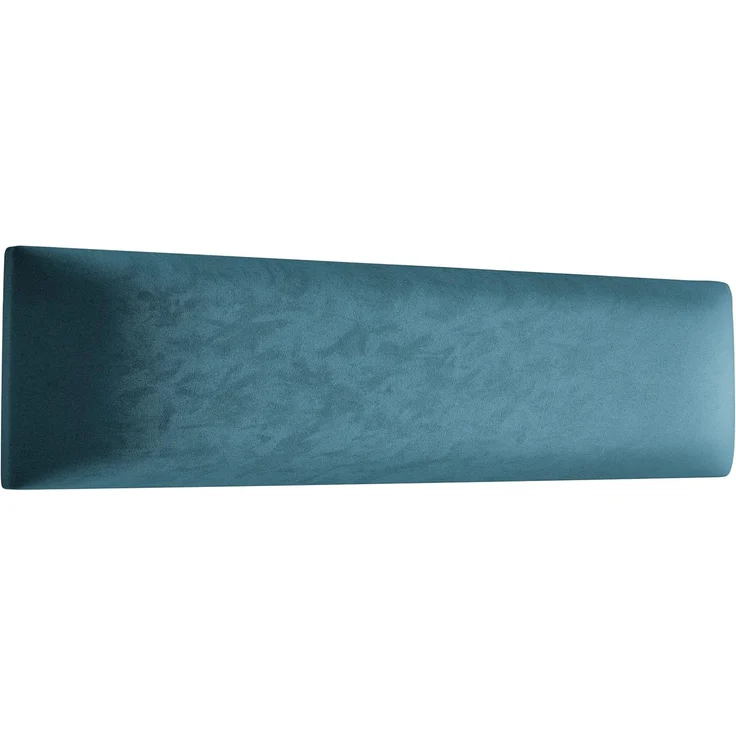 Muralo Samt Wandkissen Stoff Polsterpaneel Schlafzimmer Wohnzimmer Bett Wandpolster Bettkopfteil Lendekissen Modern Luxus Gepolstert Polster Paneel (Meeresfarbe, 50x15 cm) – Bild 1