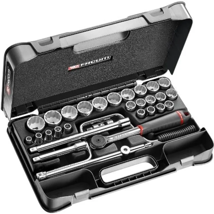 Facom Steckschluessel-Set 1/2 S. 161B, 30-tlg