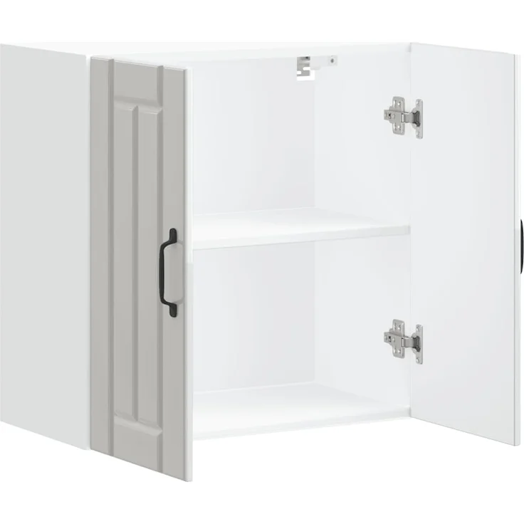 vidaXL Küchen-Hängeschrank Lucca Hochglanz-Weiß Holzwerkstoff 853819 – Bild 5
