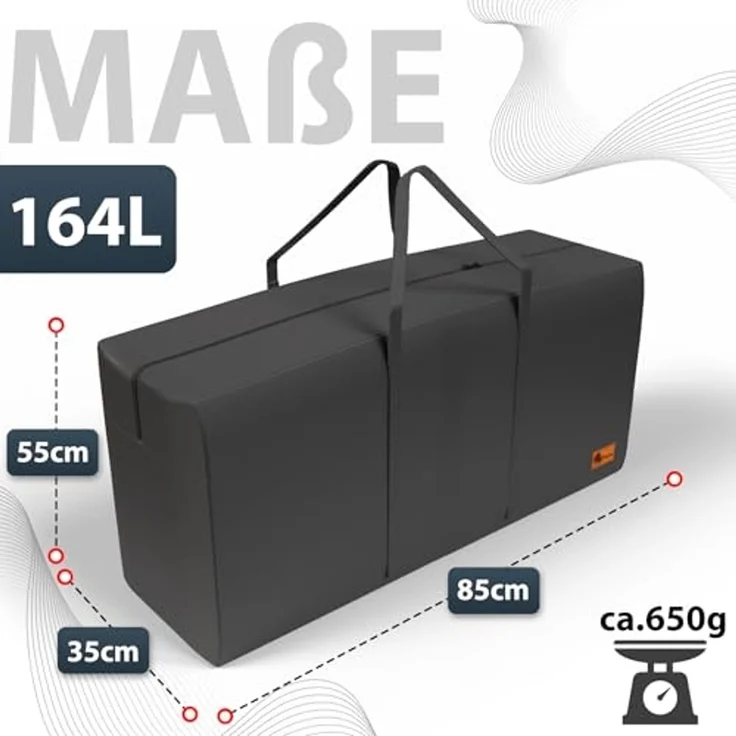 BigDean Aufbewahrungstasche 3 Stück Große Aufbewahrungstaschen 85x55x35 cm (3-tlg, Aufbewahrungstasche/n), Robust, Langlebig, Transport, Lagerung, Faltbar Platzsparend – Bild 3